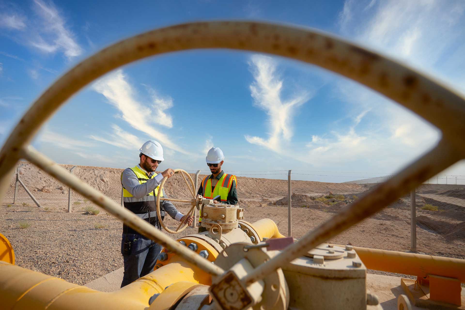 Main gas pipeline feeder for Umm Qasr power plant