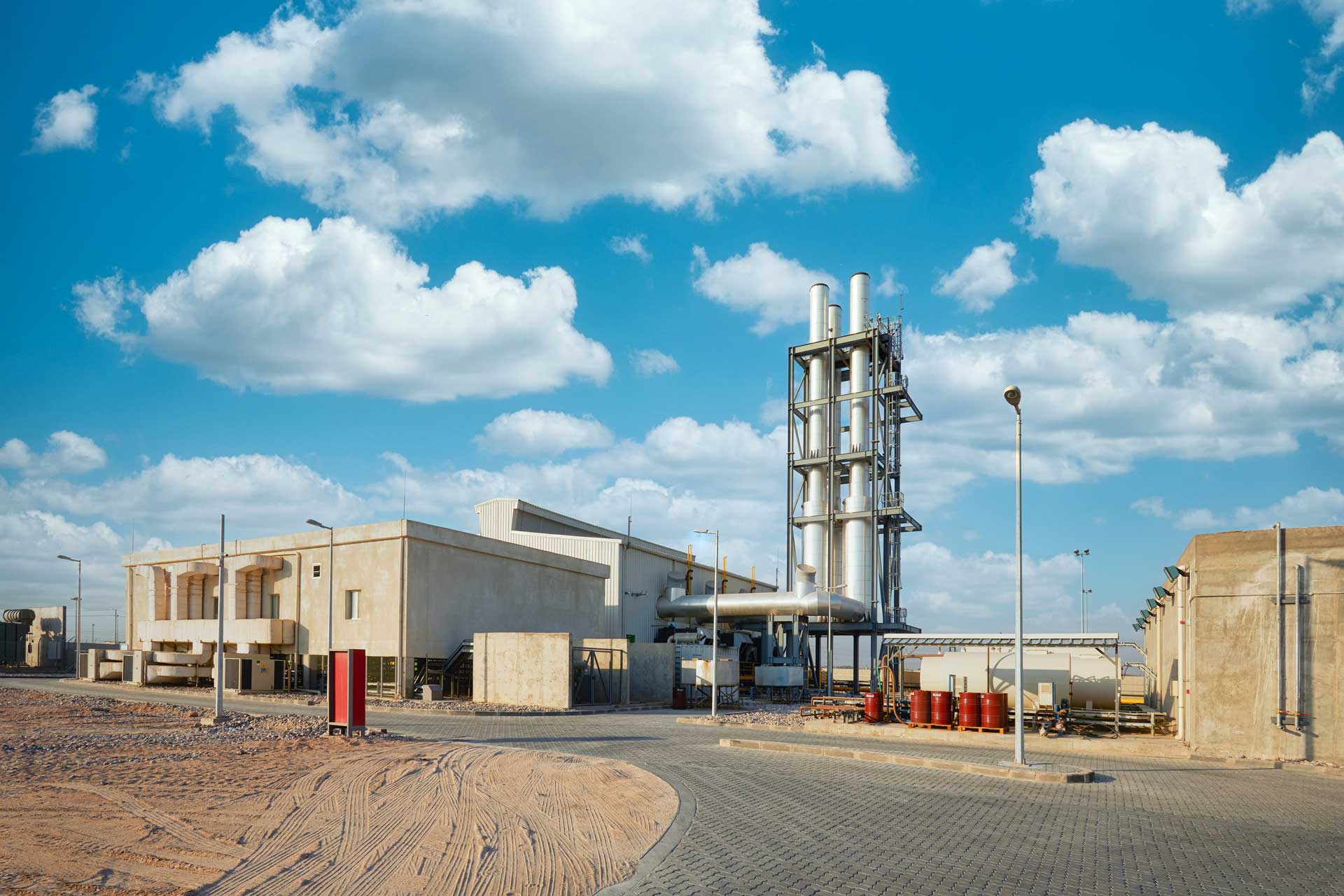Infrastructure, landscape, and concrete works for Umm Qasr Power plant (UQPP)