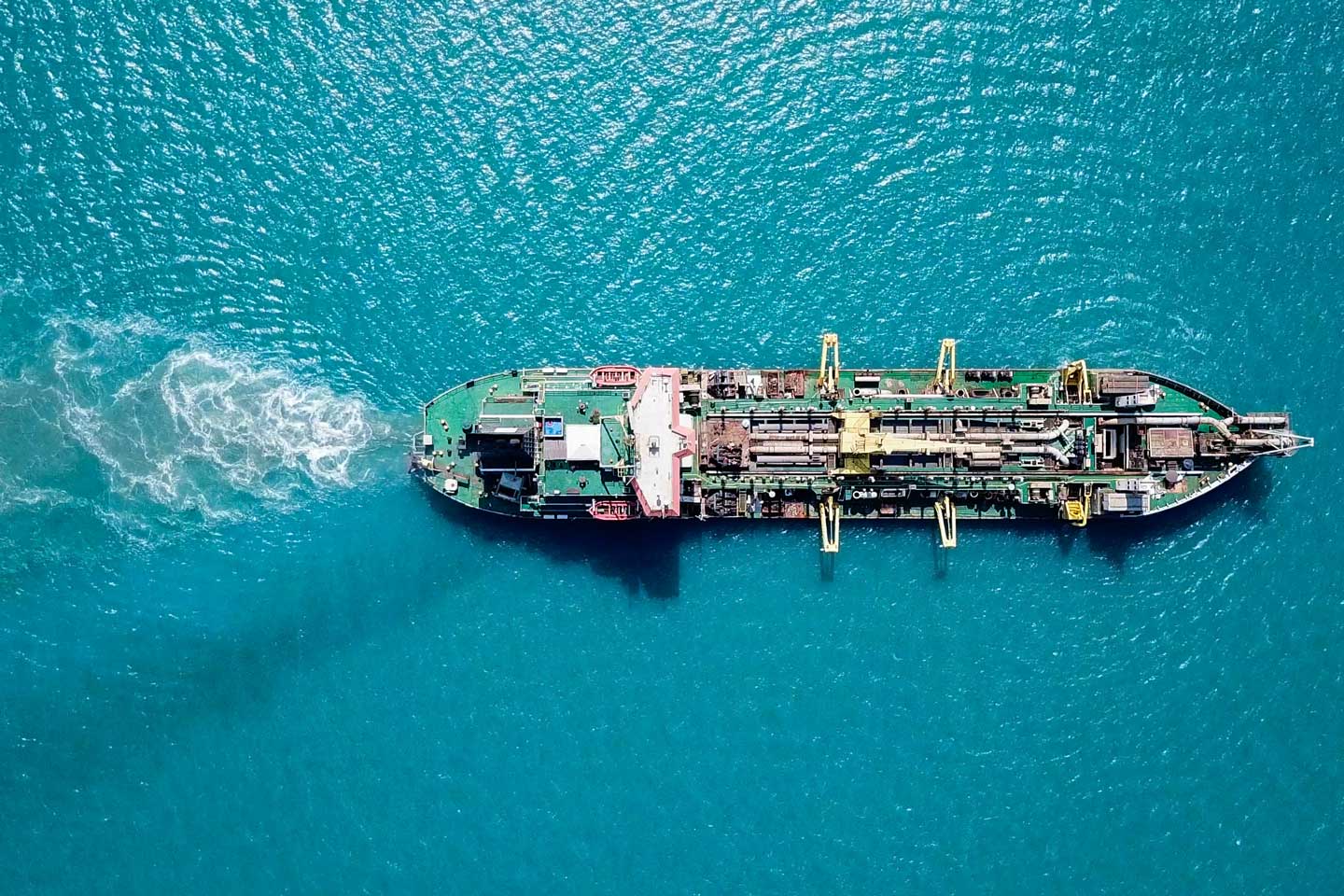 Dredging work in front of berth No.27